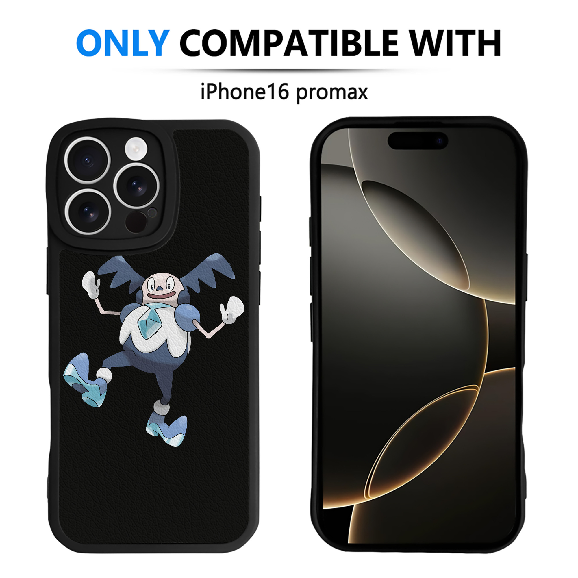 （画像用） ポケットモンスター Pokémon 【iPhone 16シリーズ対応】シリコンスマホケース（レザー調） 材質：シリコン